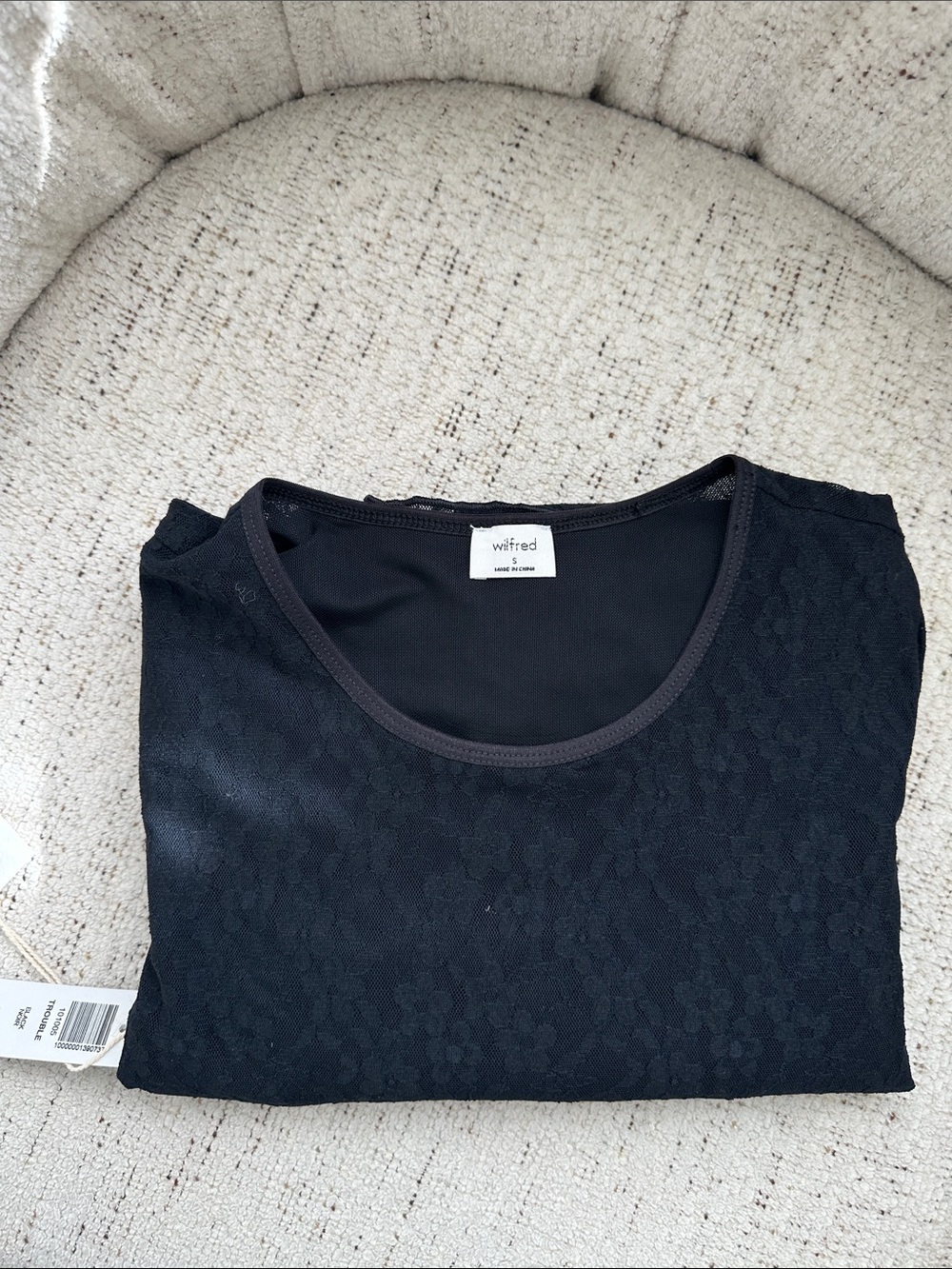Wilfred Black Lace Dress